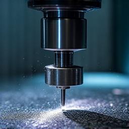 CNC-Fräse bearbeitet die Schlagfläche eines Golf-Eisenkopfes